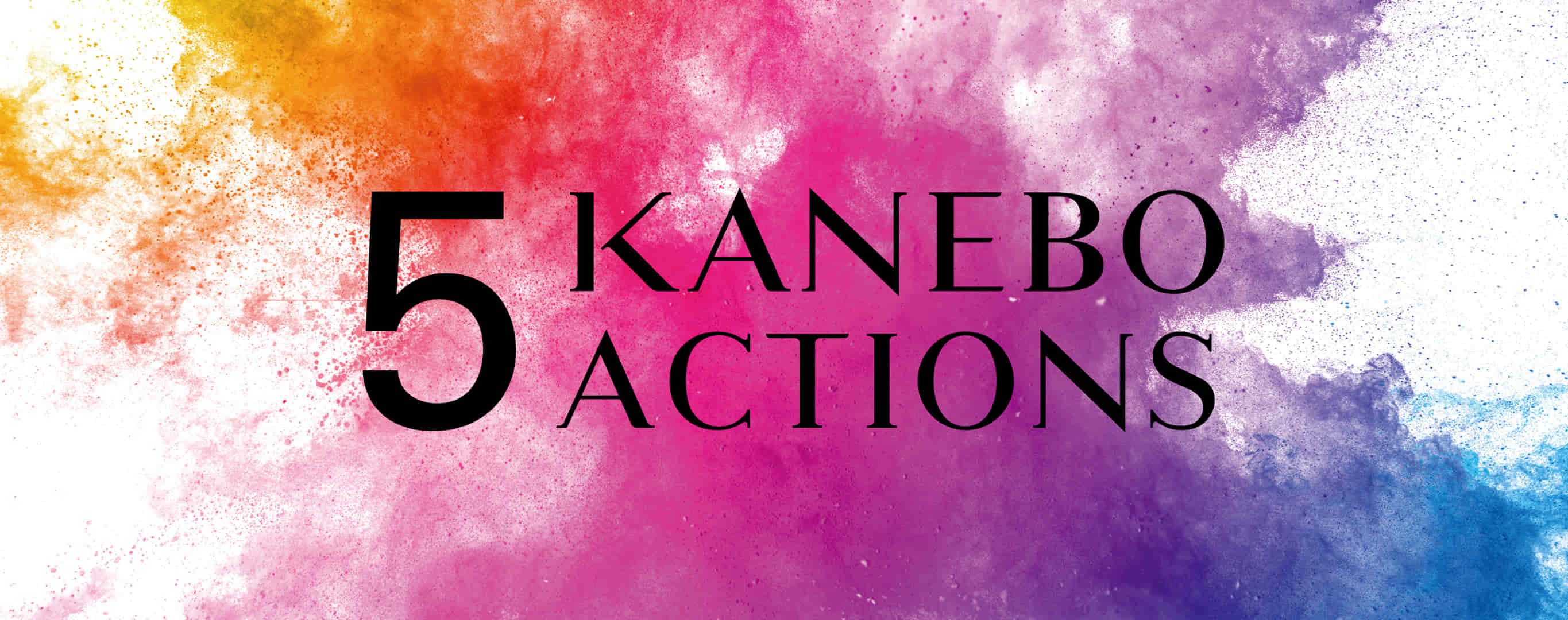 5 KANEBO ACTIONS